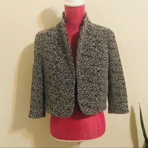 Ann Taylor-White and Black Blazer
